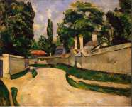 Cezanne Paul Houses Along a Road  - Hermitage